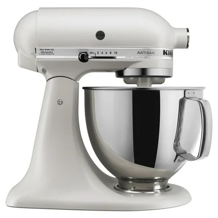 KitchenAid Artisan Series 5-Quart Tilt-Head Stand Mixer - KSM150PSMH, Milkshake | Walmart (US)