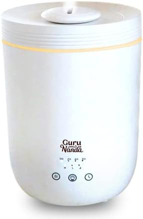 GuruNanda HaloXL Ultrasonic Humidifier & Diffuser(2.2L) Cool Mist Humidifier for Large Room & Baby,  | Amazon (US)