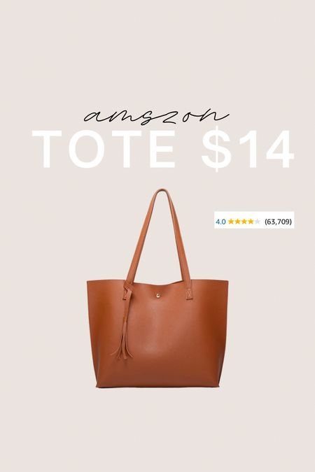 Very popular tote on amazon. Only $14 & had a lot of reviews 

#LTKsalealert #LTKstyletip #LTKitbag