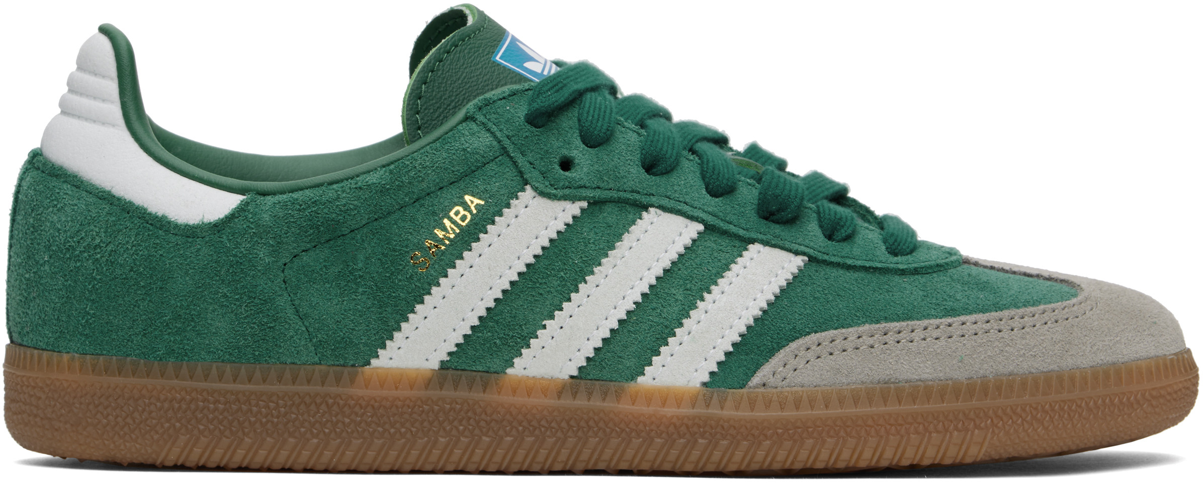adidas Originals Green Samba Originals Sneakers | SSENSE