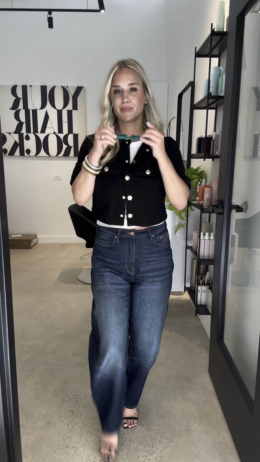 An outfit comfy enough to sit in the hair chair (iykyk) without sacrificing style elements. Barrel jeans have been on repeat and these are under 50 bucks ✨✨

#LTKfindsunder50 #LTKVideo #LTKstyletip