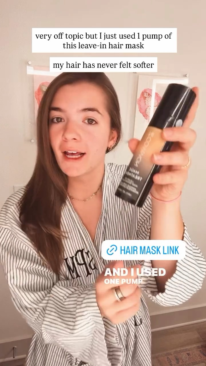 very off topic but I just used 1 pump of this leave-in hair mask

my hair has never felt softer