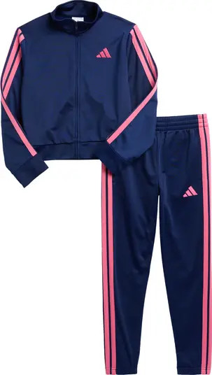 Kids' Classic 3-Stripe Tricot Track Jacket & Pants Set | Nordstrom Rack