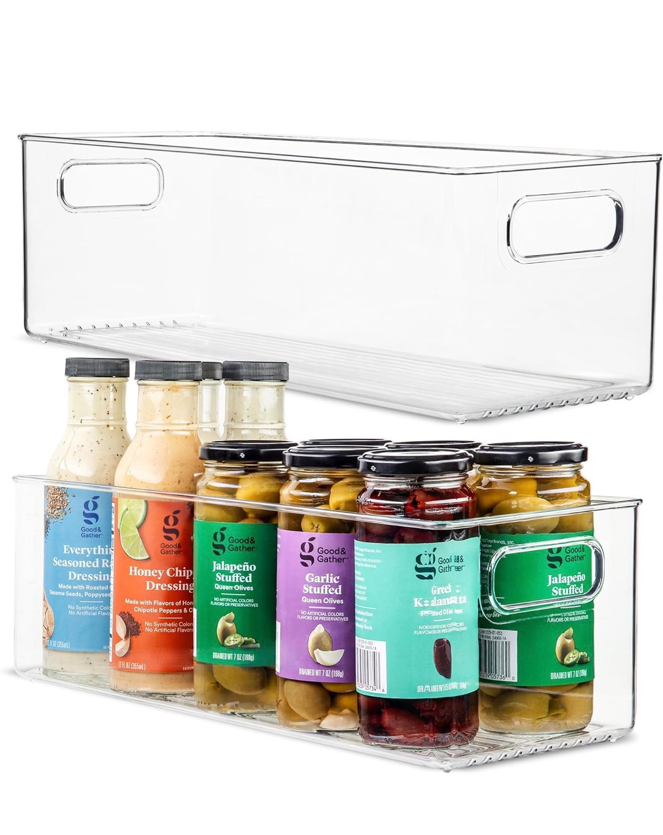 Perfect for organizing: These bins are perfect for creating calm, clean and organized spaces. Great for upper cabinets & pantry shelves, for organizing fridge/freezer, pantry, cabinet storage, medicine cabinet or anywhere in your home.

#LTKOver40 #LTKHome #LTKFamily