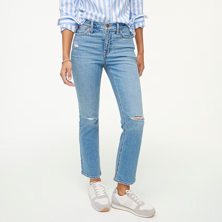 Flare crop jean in all-day stretch | J.Crew Factory