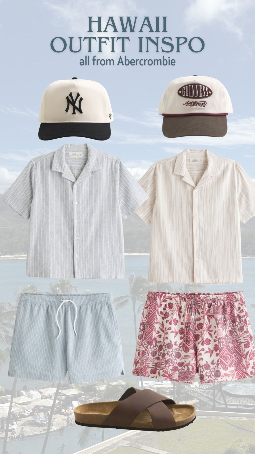 Hawaii outfit inspo for men: all from @abercrombie 🖤

#LTKTravel #LTKootd #LTKMens