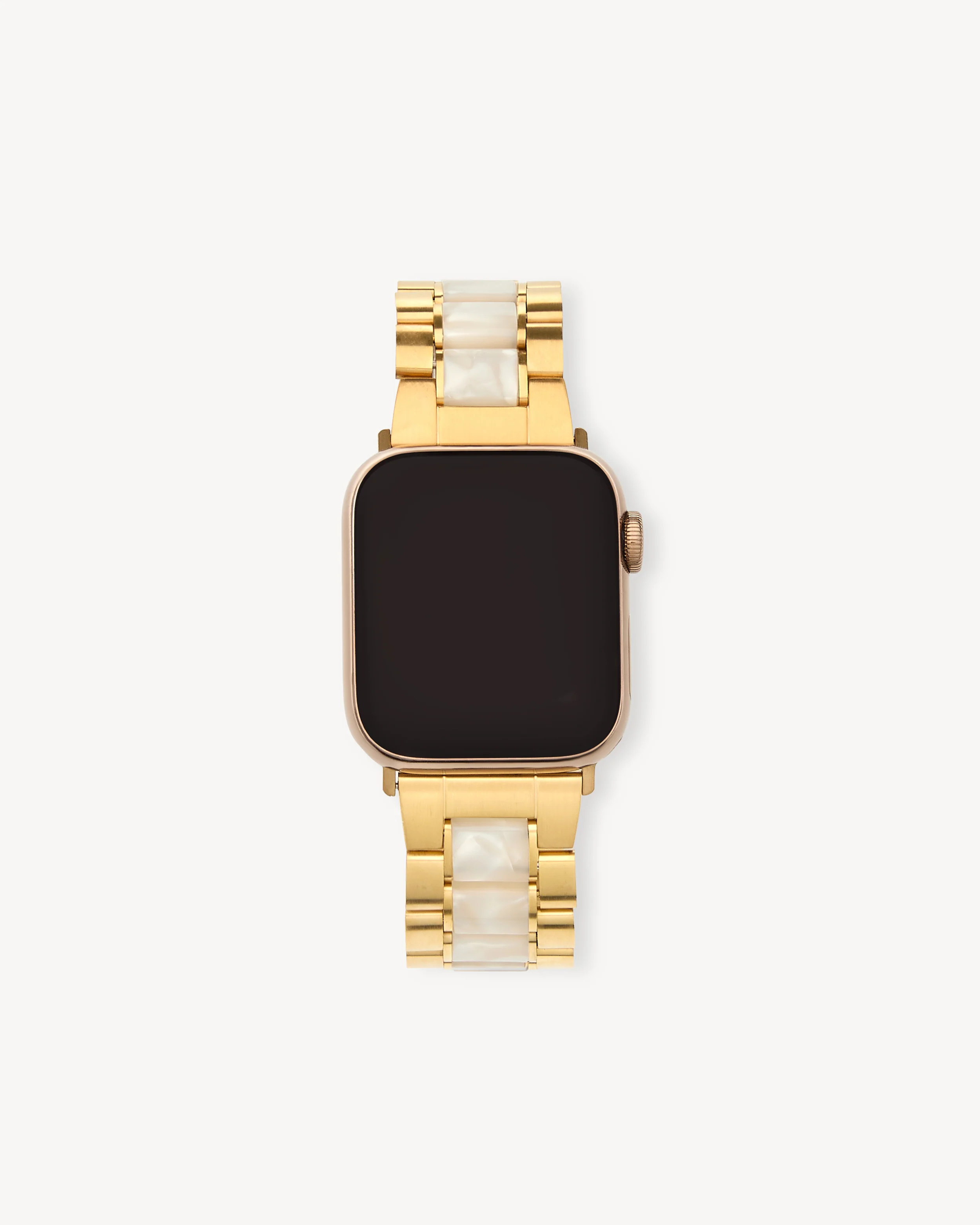 Boyfriend Apple Watch Band in Gold / White Shell | Machete Jewelry | Machete