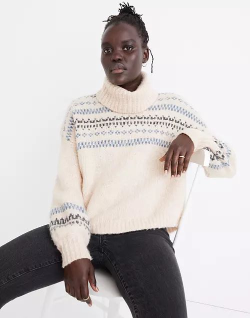 Somervell Fair Isle Turtleneck Sweater | Madewell