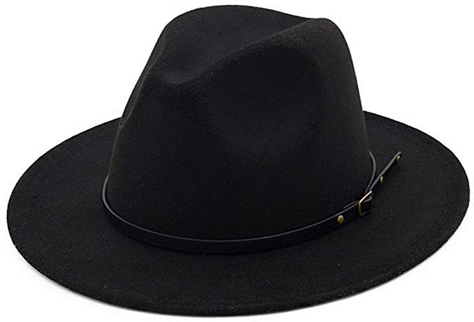 Lisianthus Women Belt Buckle Fedora Hat | Amazon (US)
