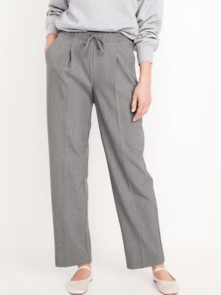 High-Waisted Pull-On Billie Straight Trouser | Old Navy (US)