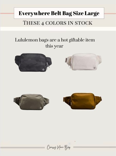 Everywhere lululemon bags are in stock in these 4 colors! Great teen gift under $50

#LTKGiftGuide #LTKunder50 #LTKkids