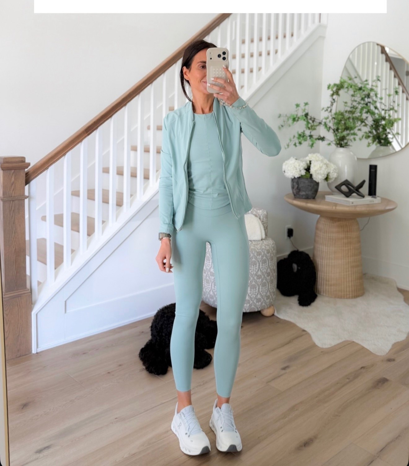 This set is so good, the color is stunning and the fit is super flattering and supportive. Perfect for workouts, walks, or just running errands while still looking put together.

activewear set, workout outfit, athleisure style, matching set, gym outfit, casual sporty, everyday activewear, flattering set, neutral sneakers, annabrstyle

#LTKfitnessgoals #LTKootd #LTKActive