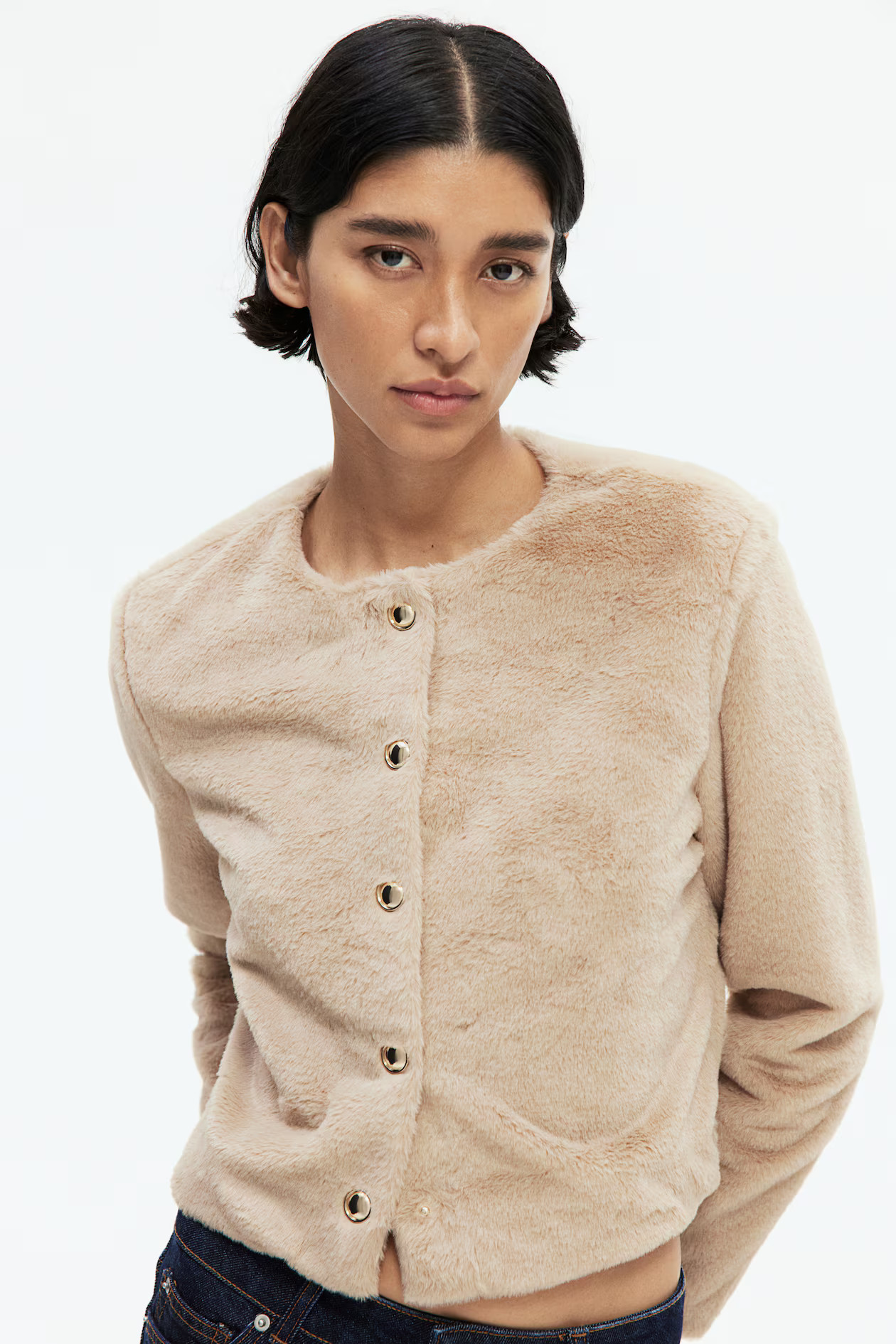 Teddy Fleece Cardigan | H&M (US + CA)