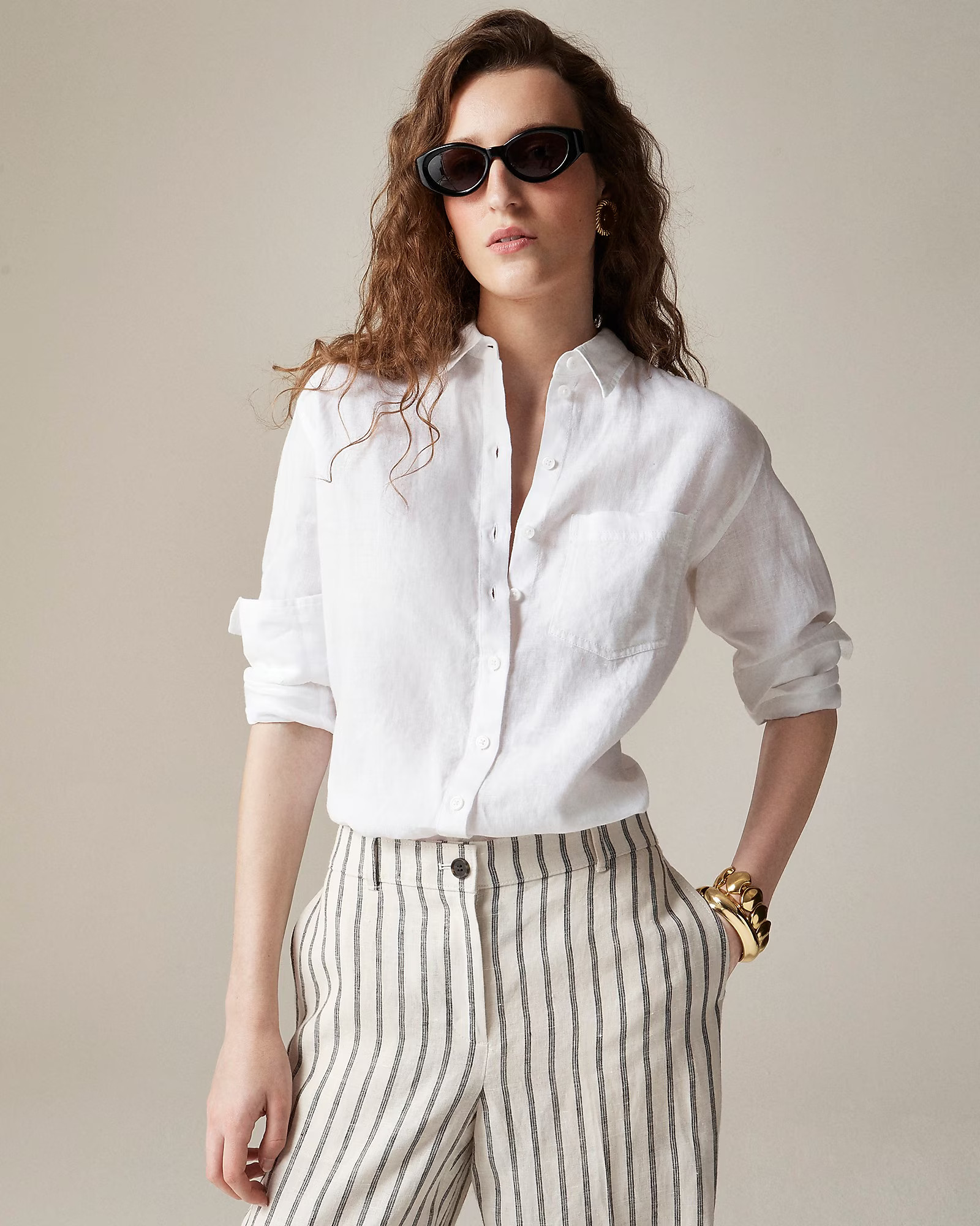 Garçon classic shirt in Baird McNutt Irish linen | J. Crew US