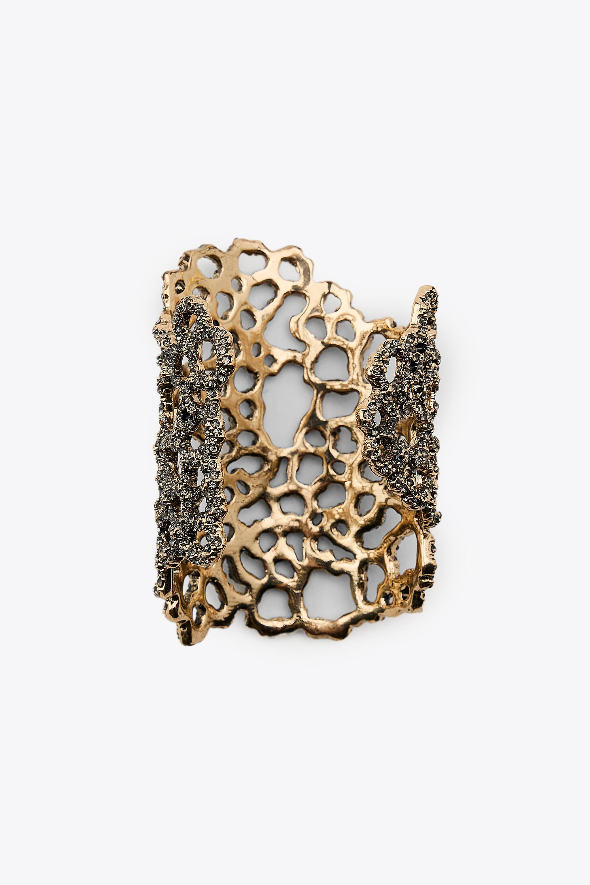 JEWELED RIGID BRACELET | Zara US