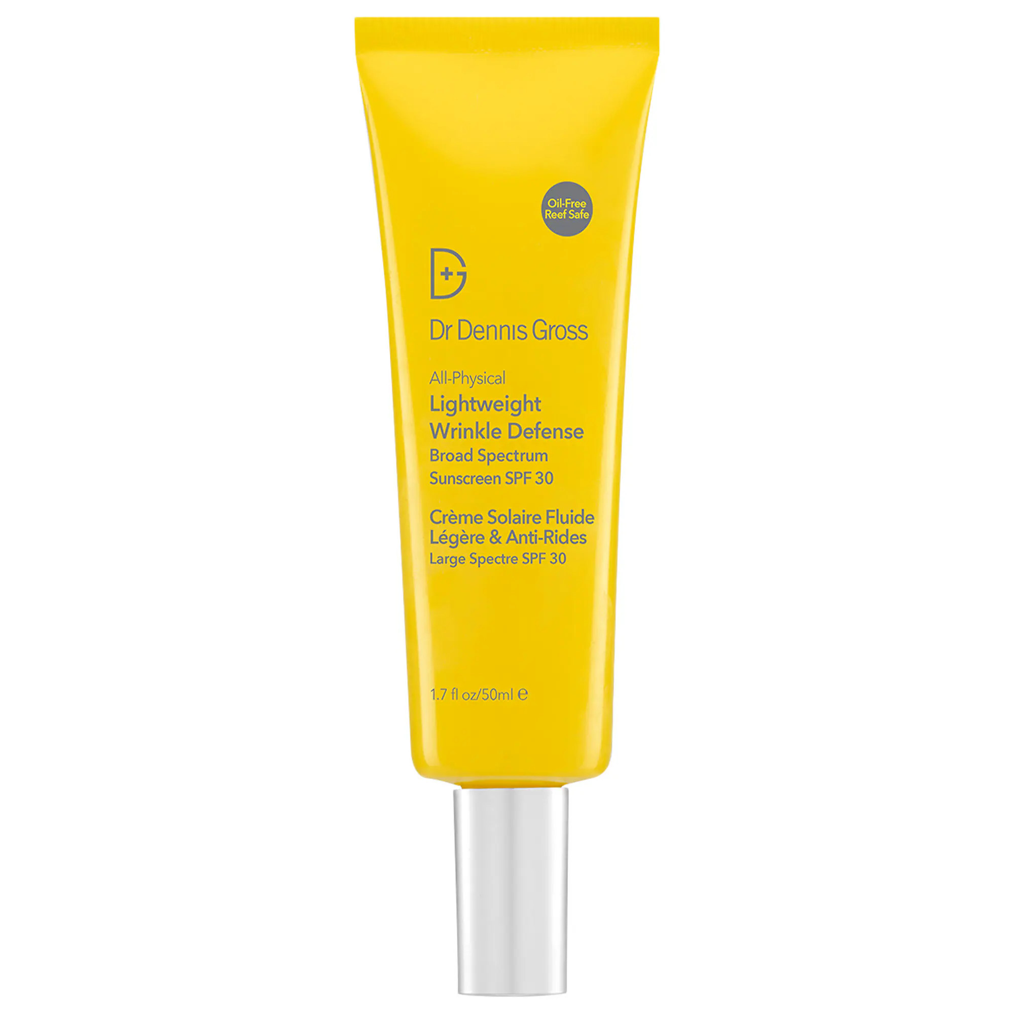 Dr. Dennis Gross Skincare All-Physical Lightweight Wrinkle Defense Broad Spectrum Sunscreen SPF 30 1.7 oz/ 50 mL | Sephora (US)