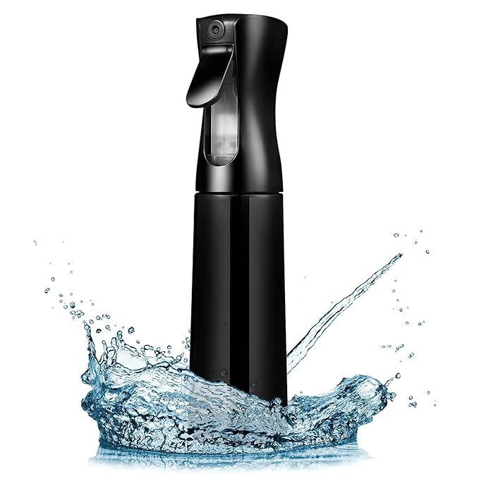 Spray Bottle for Hair, Continuous Water Mist Trigger Sprayer for Hair Styling, Plants, Cleaning (... | Amazon (US)