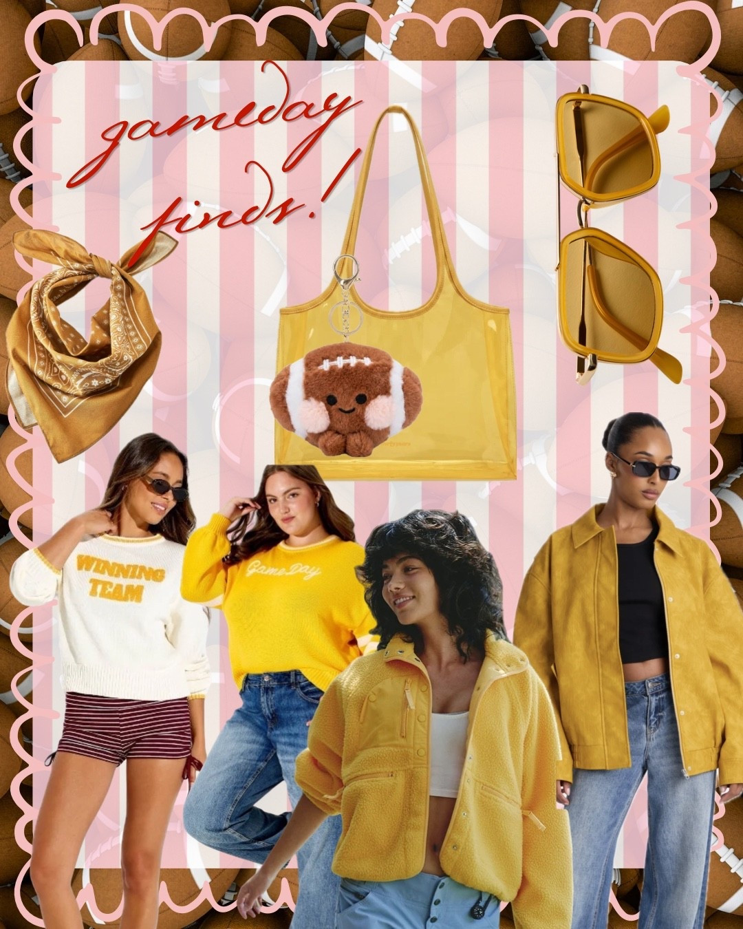 YELLOW finds for all your tailgate and game day needs!!!

#LTKSeasonal #LTKMidsize