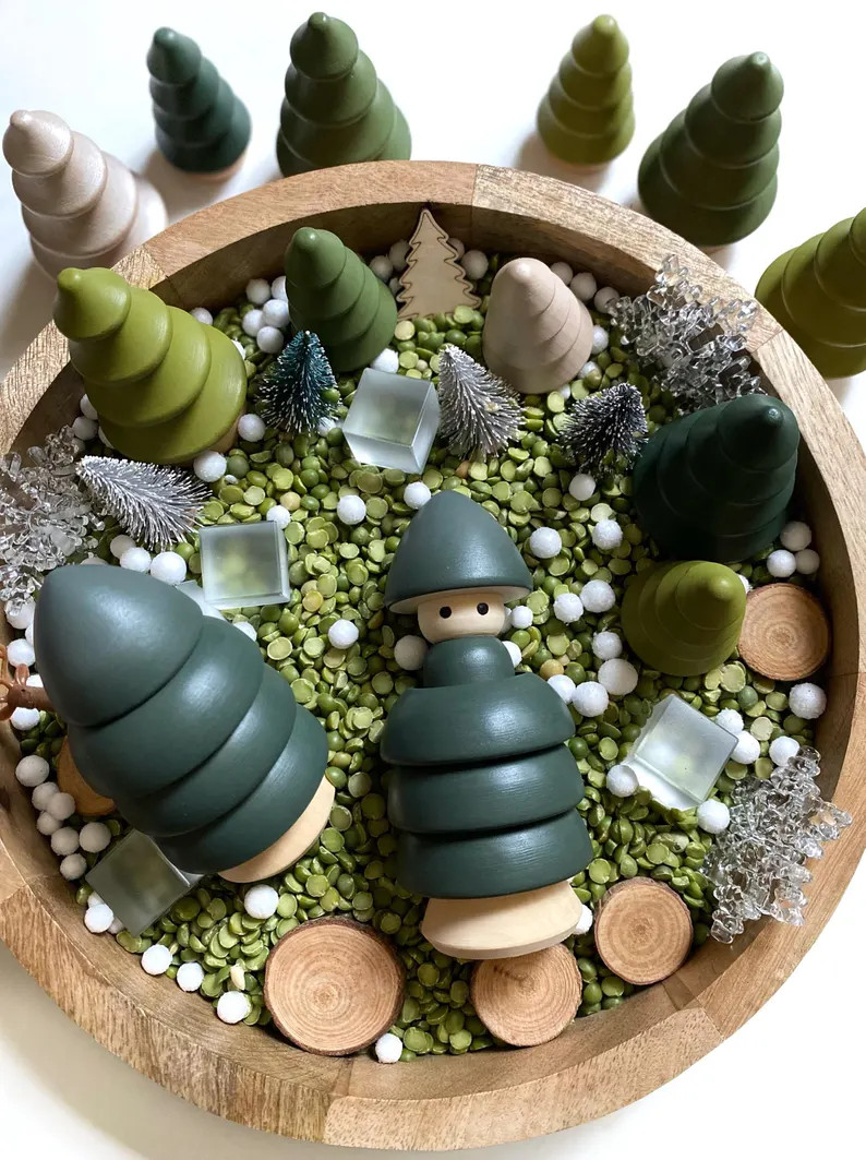 Hats off Nature Friend Peg Dolls in Cups - Etsy | Etsy (US)