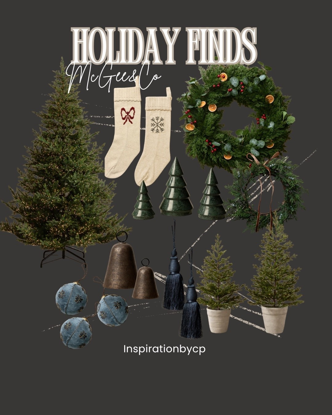 McGee&Co. Holiday Collection
#holidaydecor #christmas2025 #mcgee&co #christmasornaments #christmastree #pinegarland #christmasbells #pottedtrees #marbletrees #designerholiday 

#LTKHome #LTKU #LTKSeasonal