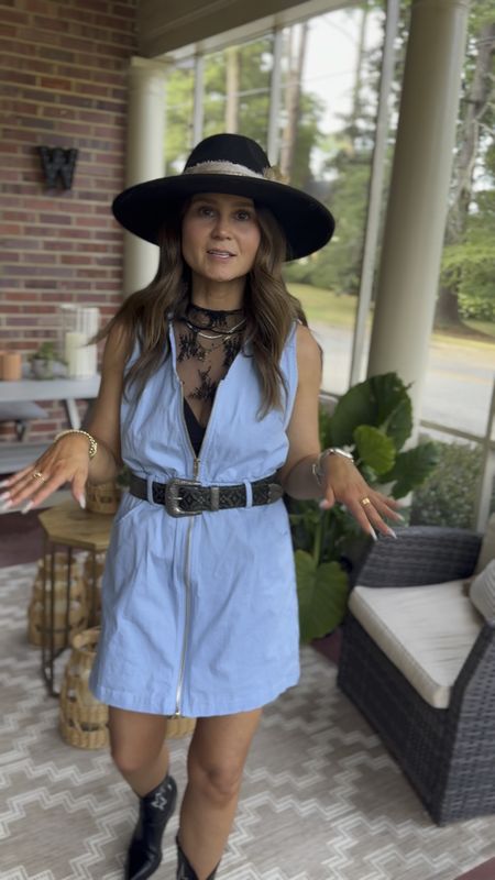 Try on with Amazon look for country concert style. Western look. Boho style. 
Boot & hat is VICI my code Lifestylechicness gives you 20% off 

#LTKSeasonal #LTKVideo #LTKSummerSales