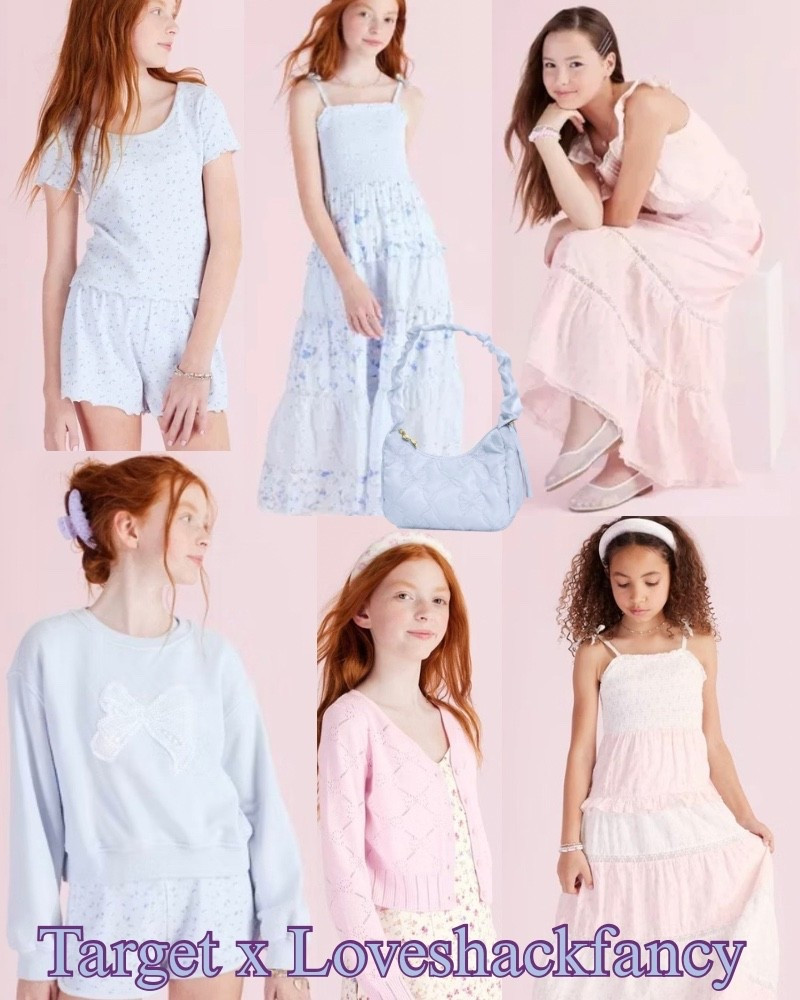 Target x Loveshackfancy restocks. I found that some items ran small so size up if in between sizes. Girls, cardigan, blue bow sweatshirt, maxi skirt, purse, bag, dress, back to school.

#LTKKids #LTKootd #LTKSaleAlert