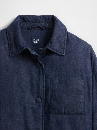 Denim Puffer Jacket | Gap (CA)