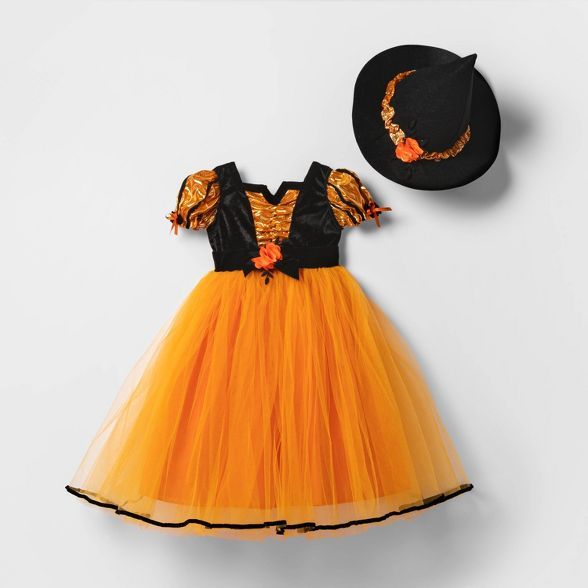 Toddler Orange Fancy Witch Halloween Costume - Hyde & EEK! Boutique™ | Target