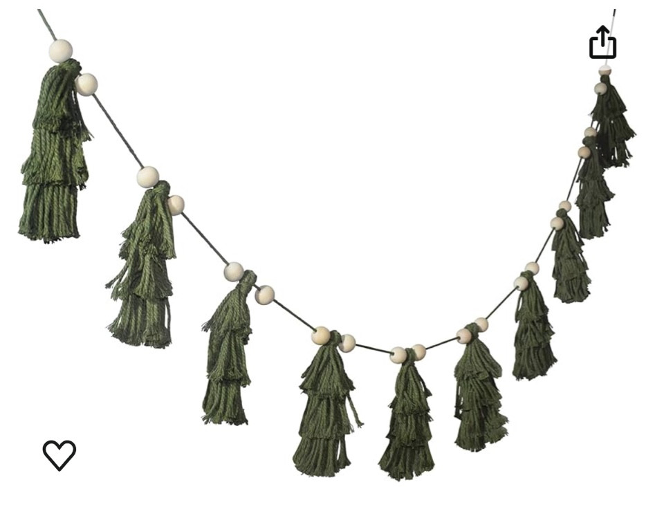 Boho holiday garland to add to your home 

#LTKHome #LTKSeasonal #LTKHoliday