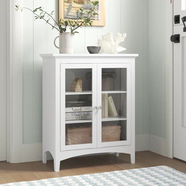 Bentley 32'' Tall 2 - Door Accent Cabinet | Wayfair North America