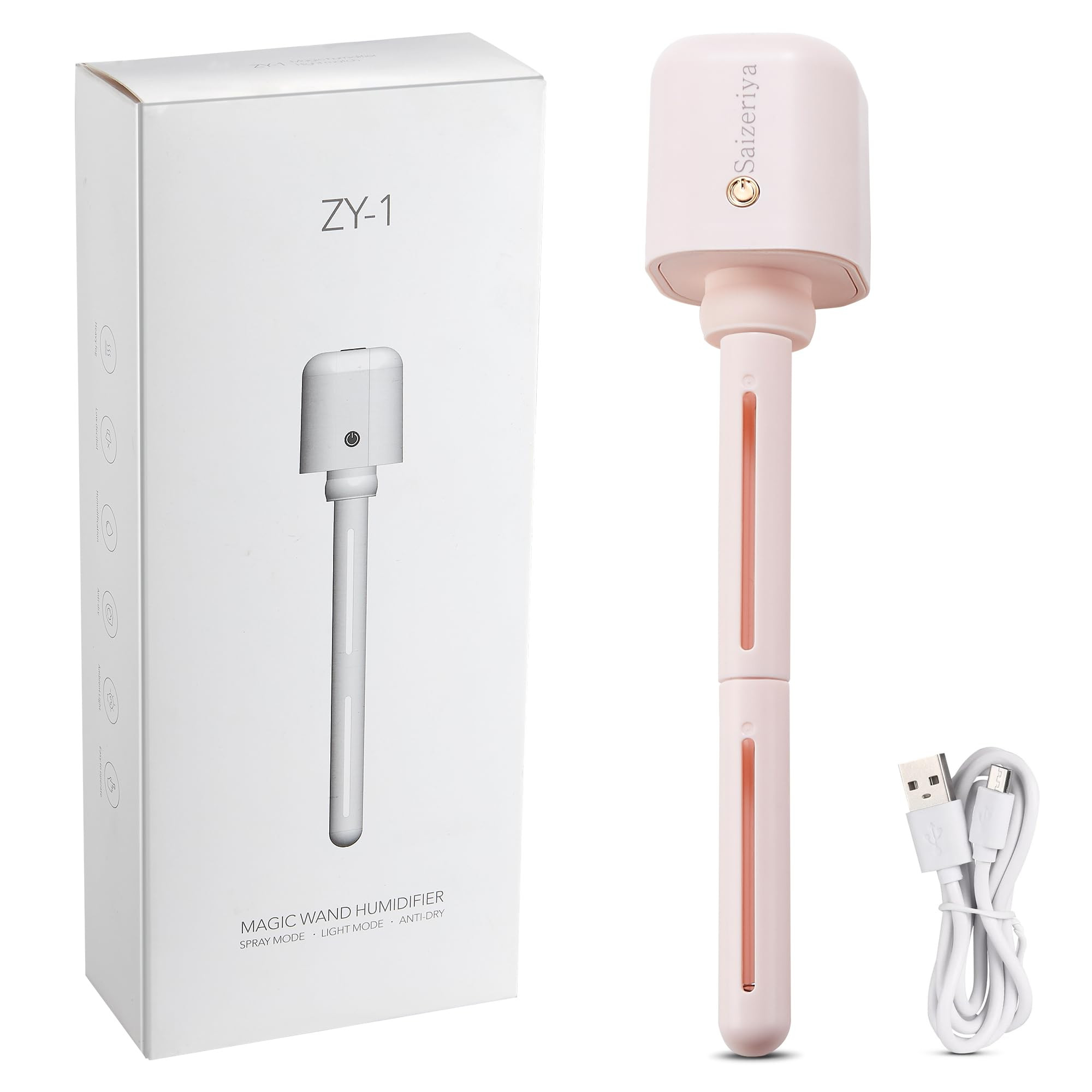 Mini Portable Humidifier, travel humidifier, Small USB Personal Humidifiers with Ultra Quiet, Opt... | Amazon (US)