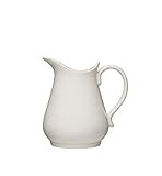 Creative Co-Op 36 oz. Vintage Reproduction Stoneware Pitcher, White | Amazon (US)