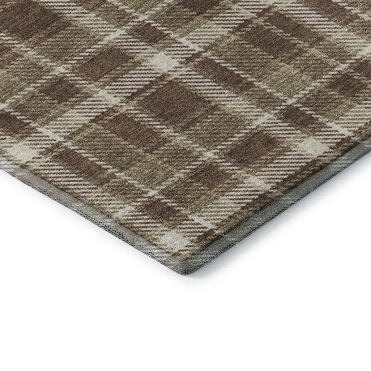 Premium Machine Washable Cerrito AMF563 Chocolate Rug | Wayfair North America
