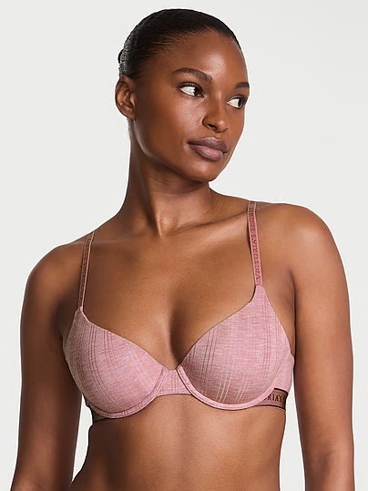 The T-shirt Ultra-Fine Modal Lightly Lined Demi Bra, Pink, 36Ddd - Women's Bras - Victoria's Secret | Victoria's Secret (US / CA )