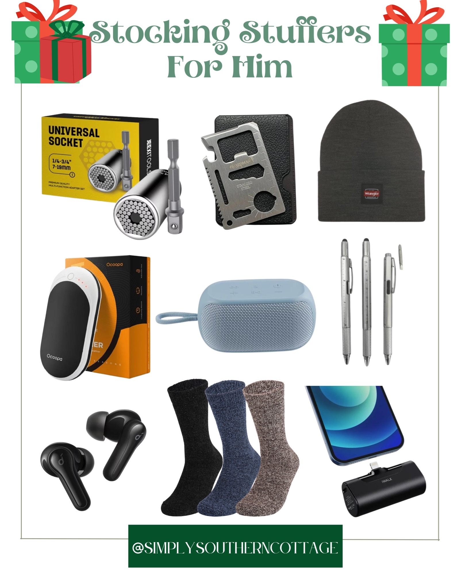 Stocking Stuffers - Gift Guide - Stocking Stuffers for Him 

#LTKGiftGuide #LTKHoliday #LTKmens