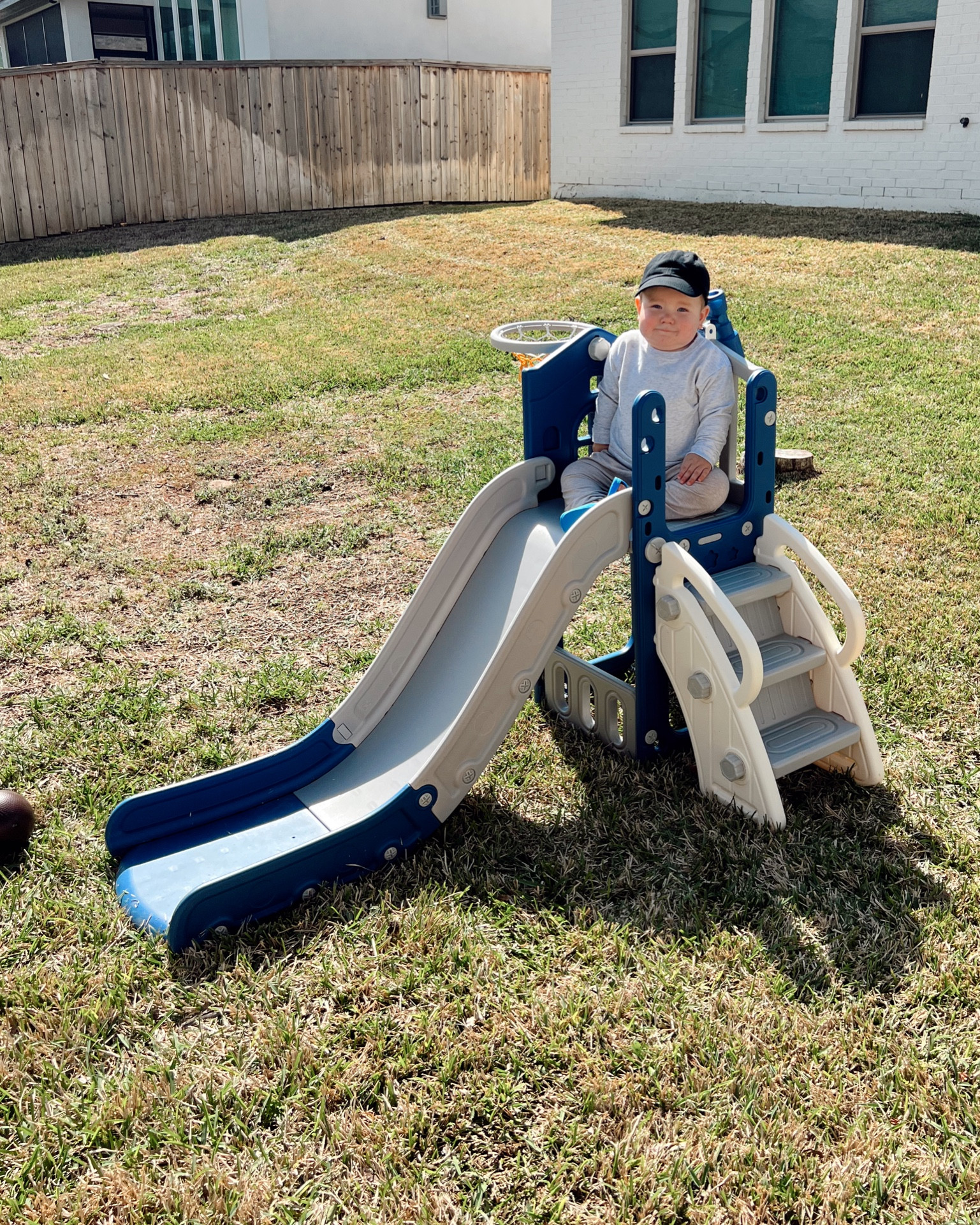 Bruce’s new slide and basketball hoop toy💙

Outdoor play toy, basket ball hoop, at home kids slide

#LTKbaby #LTKSeasonal #LTKkids