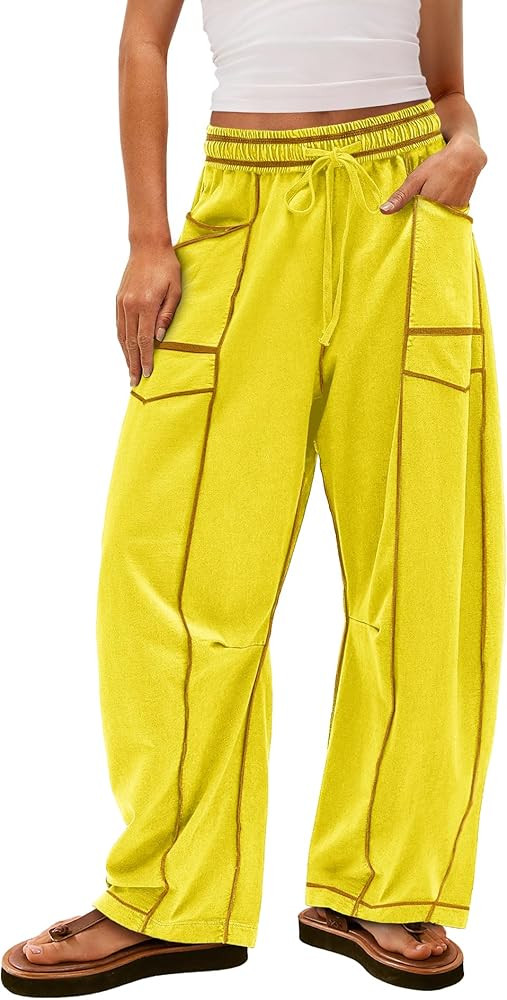 Yanekop Women's Baggy Wide Leg Palazzo Pants | Amazon (US)