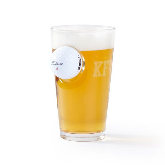Golf Ball Beer Glass | Mark and Graham