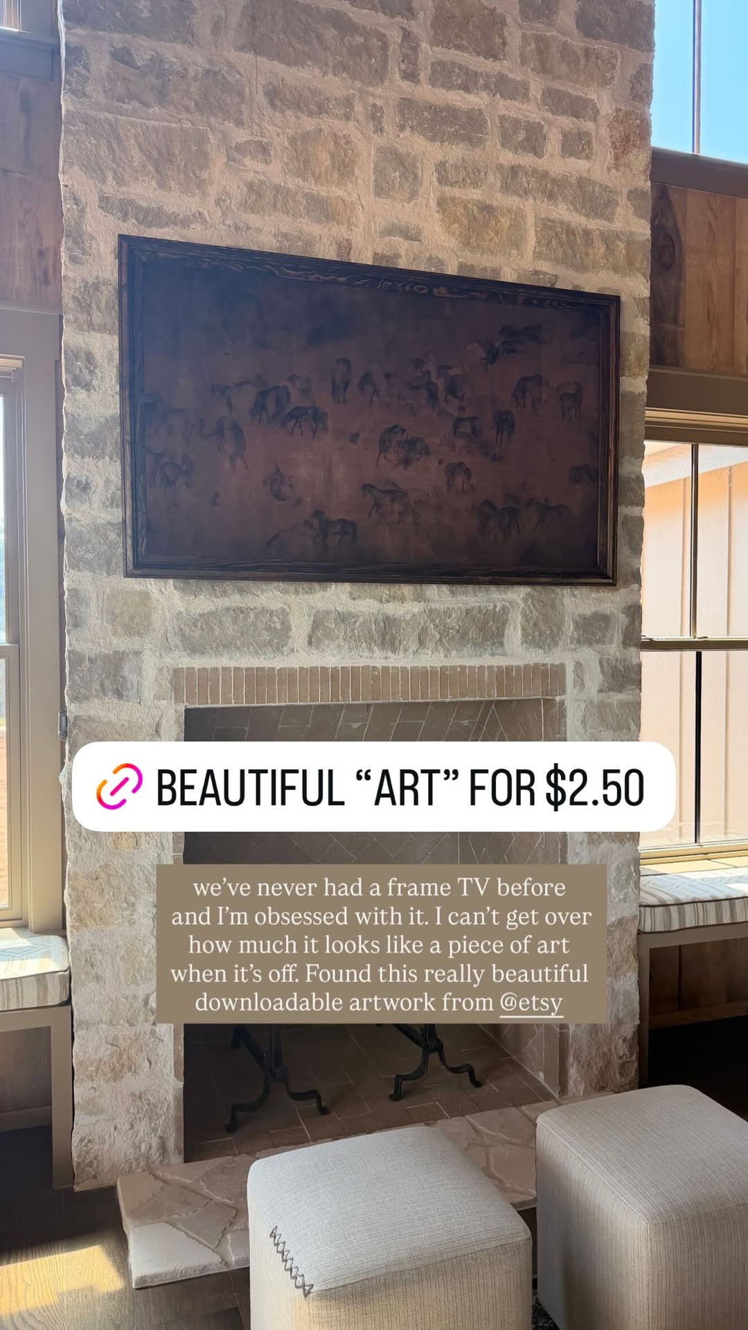 Still not over how good a Frame TV looks with the right art. Found this beautiful Etsy background and it completely elevated our living room!

frame TV art
Etsy art download
frame TV background
fireplace styling
living room refresh 

 #LTKSeasonal #LTKHome