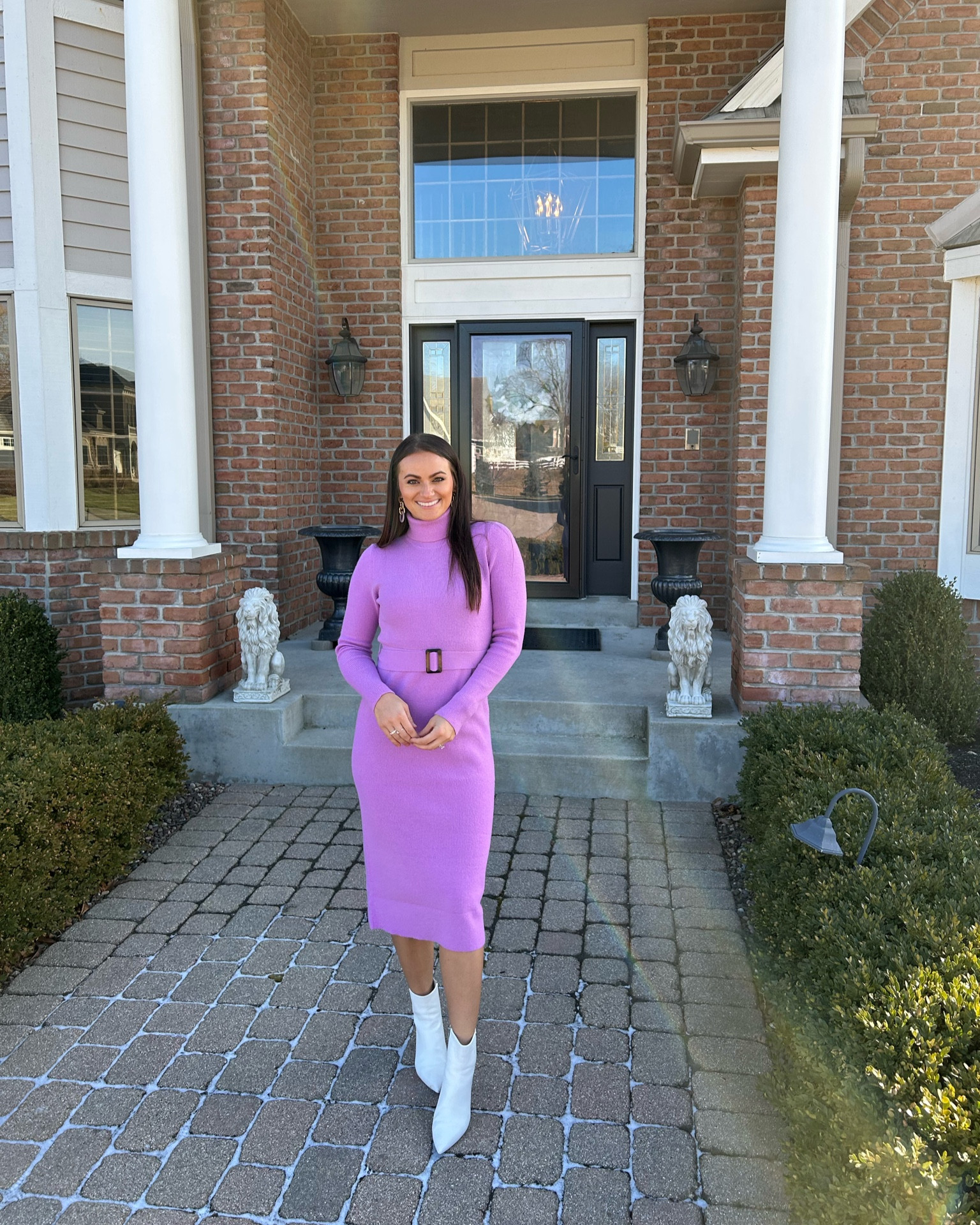 Not much better than a sweater dress to look fashionable, yet oh so comfy 🤍

#LTKFind #LTKsalealert #LTKSeasonal