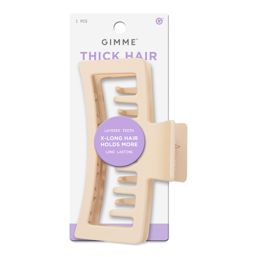 GIMME beauty Extra Large Double Teeth Claw Clip For Thick Hair - Blonde | Ulta