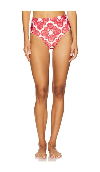 Thelma Bikini Bottom in Red Print | Revolve Clothing (Global)