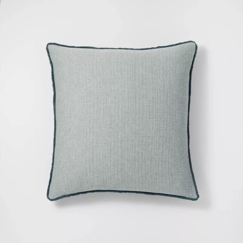 Textured Chambray Cotton Pillow Sham - Casaluna™ | Target