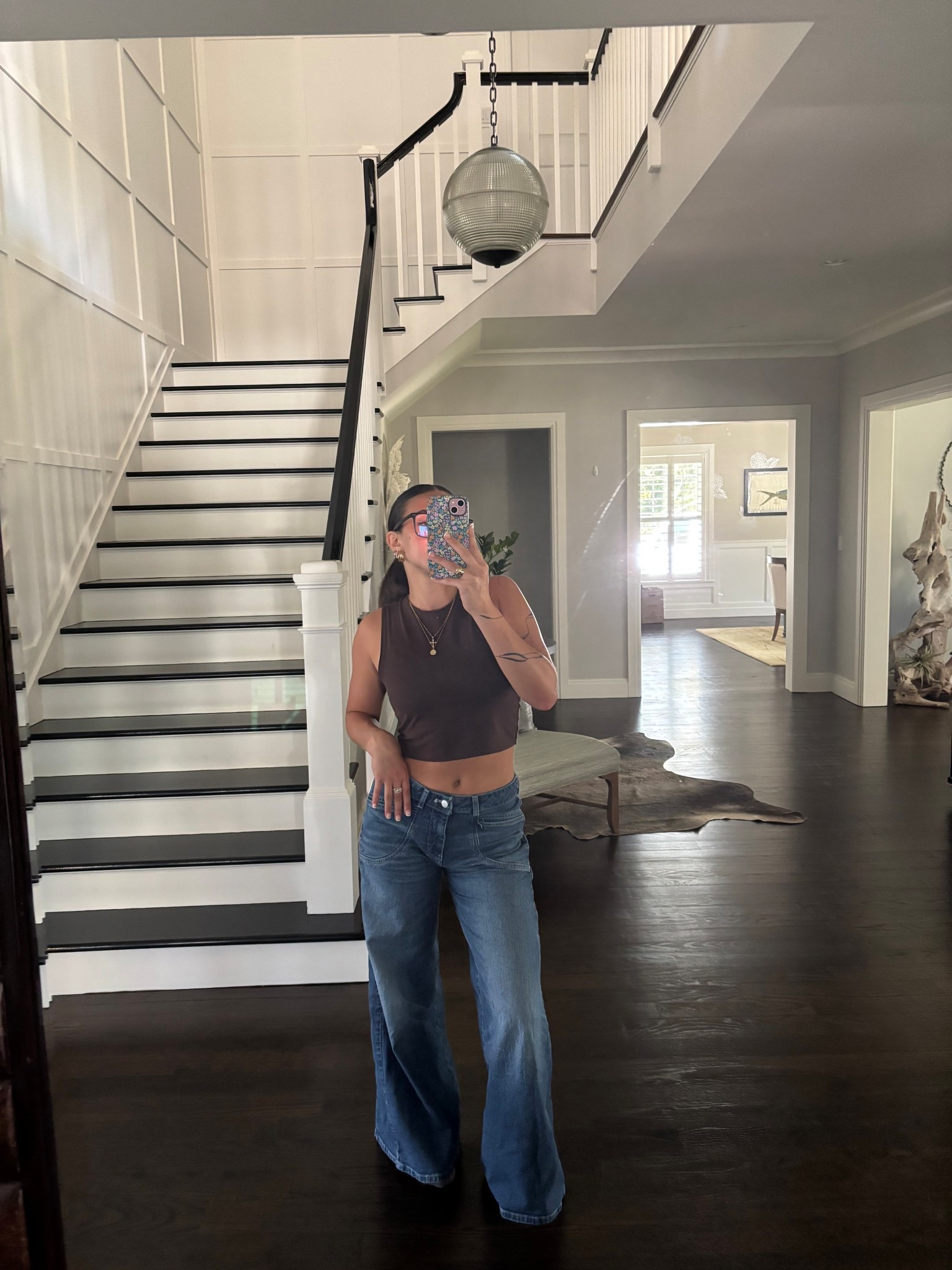 lunch fit!! Top is from Zara, jeans I bought at Anthropologie but tagged the brand 

#LTKFindsUnder100 #LTKFallSale #LTKSaleAlert