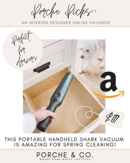 This handheld Shark vacuum is AMAZING for all of those hard to reach places like behind furniture and inside of drawers- and don’t forget those baseboards! 🧹 #amazon #vacuum #shark #affordable #springcleaning #spring

#LTKFind #LTKstyletip #LTKhome