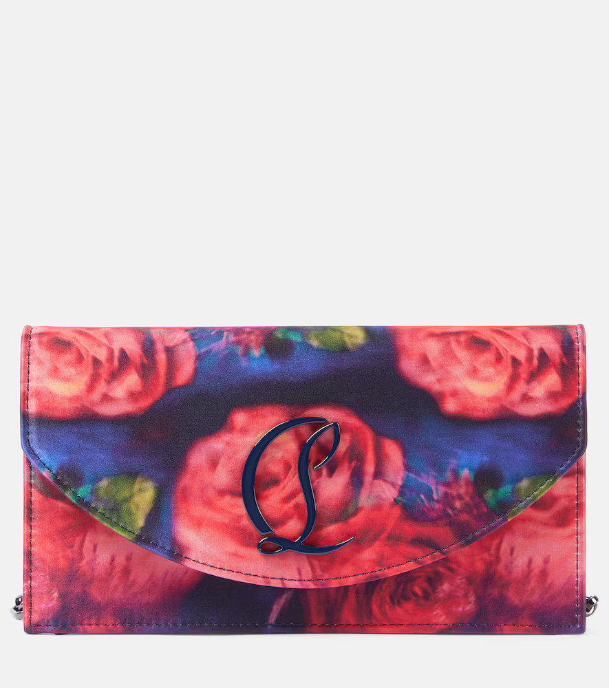 Christian Louboutin Bedruckte Clutch Loubi54 aus Crêpe | Mytheresa (DACH)