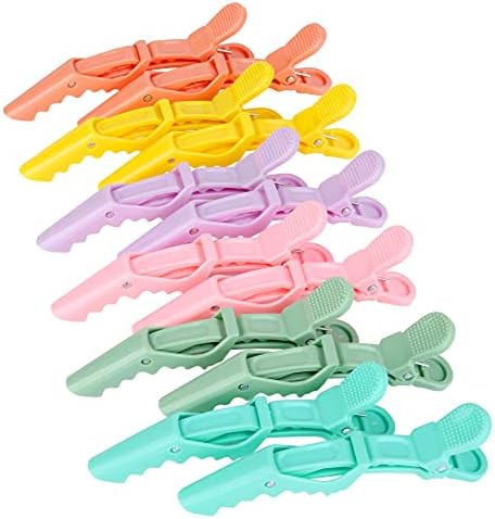 HH&LL Hair clips for Styling 12 pcs – Wide Teeth & Double-Hinged Design – Alligator Styling S... | Amazon (US)