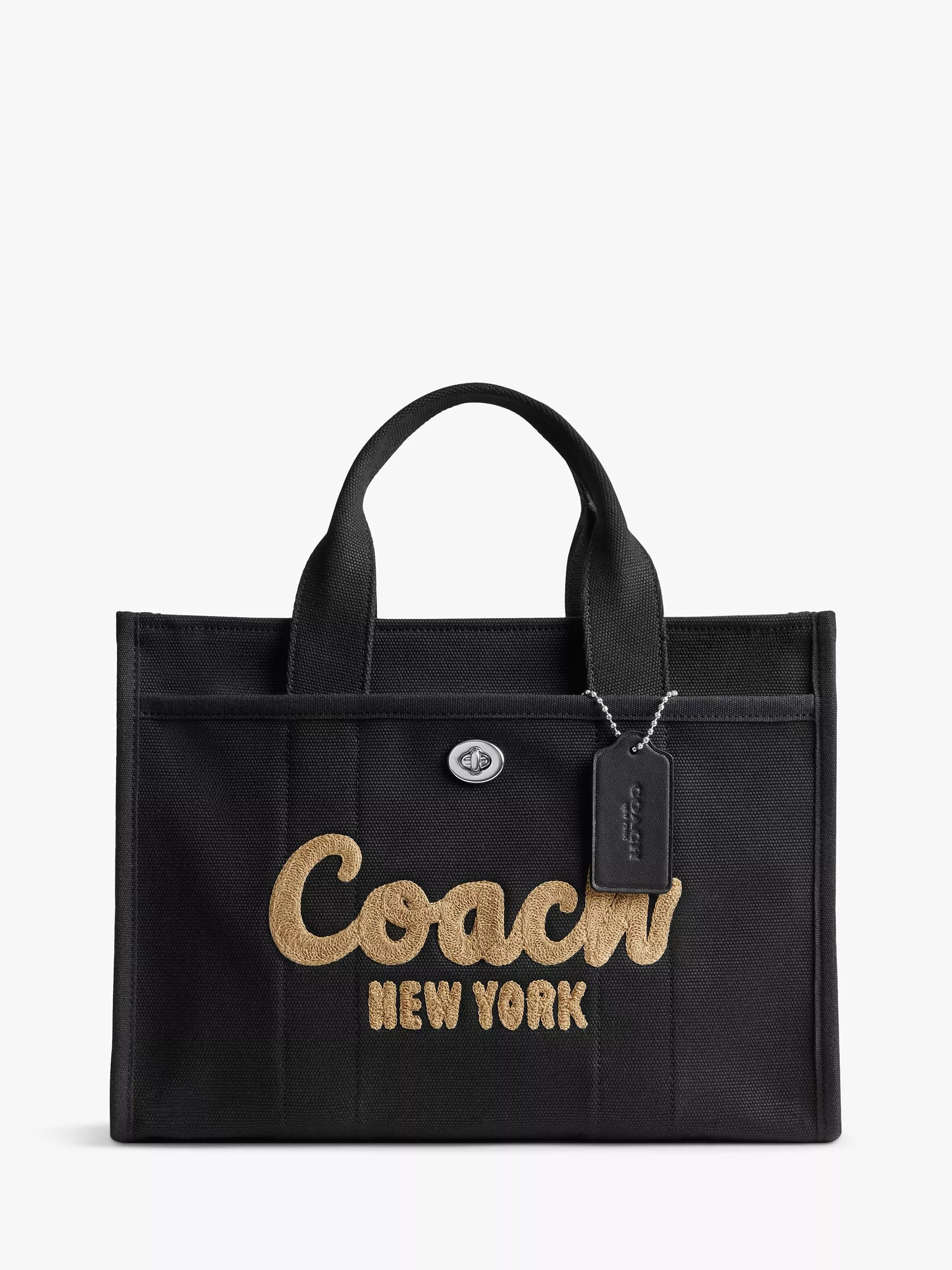Coach Cargo Tote Bag, Black | John Lewis (UK)