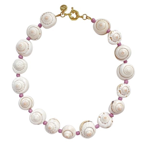 Concha Shell Choker Necklace Ronda (one size) | Wolf and Badger (Global excl. US)