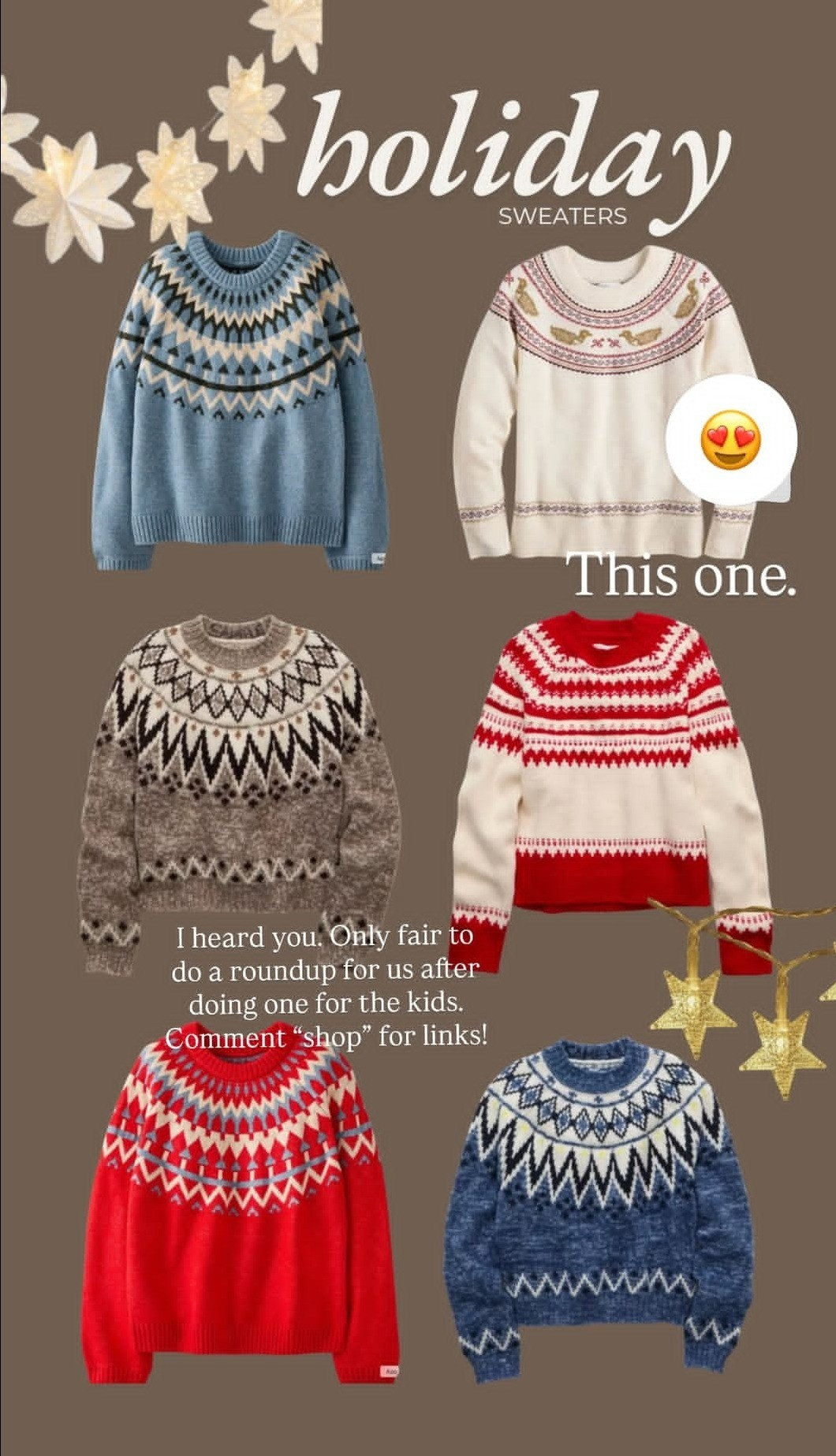Christmas Sweaters roundup!  

 #LTKGiftGuide #LTKHoliday #LTKSeasonal